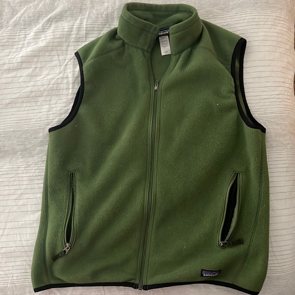 Patagonia Synchilla Fleece Vest - Green Size L